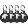 Juodas dėklas Apple Airtag 1 / 2 „Tech-Protect Rough 4-Pack”