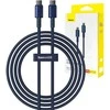 Baseus Tungsten Gold kabelis USB-C - USB-C 100W 2m - Mėlynas