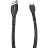 AWEI CL-115T USB į USB-C juodos spalvos kabelis