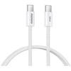Kabelis 30W 1m USB-C - USB-C Remax Chelectricy Series RC-C010 baltos spalvos