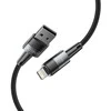 Kabelis 3A 12W 2m USB – „Lightning Tech-Protect UltraBoost“ pilkos spalvos