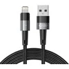 Kabelis 3A 12W 2m USB – „Lightning Tech-Protect UltraBoost“ pilkos spalvos