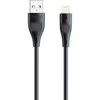 Kabelis 3A 1m USB - Lightning T-Phox X-Lite juodos spalvos