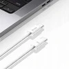 Kabelis 3A PD60W 1m USB-C &amp; USB-C Tech-Protect Ultraboost baltos spalvos
