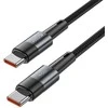 Kabelis 5A PD100W 0,25m USB-C ir USB-C Tech-Protect Ultraboost pilkos spalvos