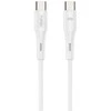 Kabelis 60W 1m USB-C - USB-C T-Phox Gentle baltos spalvos