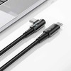 Kabelis 60W 6A 1m USB-C – USB-C Tech-Protect Ultraboost ”L” pilkos spalvos
