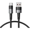 Kabelis 66W 6A 0,25m USB – USB-C Tech-Protect UltraBoost pilkos spalvos