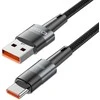 Kabelis 6A 66W 1m PD USB – USB-C Tech-Protect UltraBoost pilkos spalvos