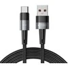 Kabelis 6A 66W 2m PD USB ir USB-C Tech-Protect UltraBoost pilkos spalvos