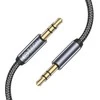Kabelis Audio AUX 1,5m minijack 3,5mm – minijack 3,5mm Tech-Protect Ultraboost juodos spalvos