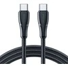 Kabelis Joyroom S-A11 Surpass 60W USB-C – USB-C 0,25m – juodos spalvos