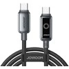 Kabelis Joyroom S-A55 StarFlight 100W USB-C – USB-C 1,2m – juodos spalvos