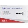 Kabelis metrais FTP CAT6 PNI F06 su 4 poromis, skirtas 1 Gigabit internetui ir stebėjimo sistemoms