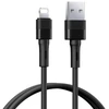 KABELIS REMAX LEYA SERIES RC-C093 2,4A USB/LIGHTNING Juodas