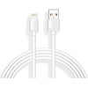 Kabelis T-PHOX NETS LIGHTNING baltos spalvos 2.4A ; PVC ; 1,2M
