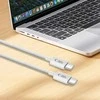 Cable Tech-Protect Ultraboost Lite USB-C PD60W/3A 100 cm - pilka