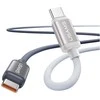 Kabelis USAMS Bicolor Series SJ756 PD 60W USB-C/USB-C 1.2m juodos spalvos and baltos spalvos