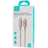 USAMS Huan Series SJ753 30W USB-C į Lightning kabelis 1.2 m titanium