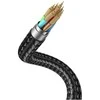Cable USAMS Huan Series SJ754 72W USB-C to USB-C + USB-C + Belaidis įkroviklis skirtas watch tarnish