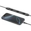 Kabelis USAMS SJ759 U89 100W Fast Charging with massager juodos spalvos