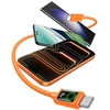 Kabelis USAMS SJ773 PD 60W USB-C/USB-C 1.2m oranžinės spalvos