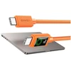 Kabelis USAMS SJ773 PD 60W USB-C/USB-C 1.2m oranžinės spalvos