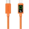 Kabelis USAMS SJ774 PD 30W USB-C/Lightning 1.2m oranžinis