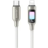 USAMS TC serijos SJ749 30W USB-C į Lightning kabelis 1.2 m titano spalvos