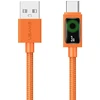 Kabelis USAMS U92 18W USB-C į USB-A 1.2m oranžinės spalvos