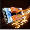 Kabelis USAMS U93 30W USB-C to Lightning 1.2m oranžinės spalvos