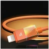 Kabelis USAMS U93 30W USB-C to Lightning 1.2m oranžinės spalvos