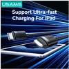 Kabelis USAMS U94 30W USB-C į Lightning 1m juodos spalvos