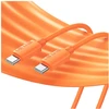 Kabelis USAMS U98 30W 3A Silicone Fast Charging USB-C į Lightning juodos spalvos