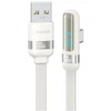 Kabelis USAMS US-SJ651 USB-A/USB-C baltos spalvos