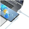 Kabelis USAMS US-SJ651 USB-A/USB-C violetinės spalvos