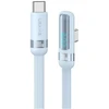 Kabelis USAMS US-SJ653 PD 100W USB-C/USB-C mėlynas