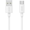 Kabelis USAMS YD Series SJ708 18W 3A USB-A į USB-C 1m baltos spalvos