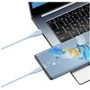 Kabelis USAMS Žalias Series SJ714 18W 3A USB-A to USB-C 1m rožinės spalvos