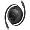 Kabelis USB C – USB C 1.5m 100W suvyniojamas juodas Free2Pull BASEUS
