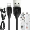 USB laidas Lightning Remax Lesu Pro, 2.1A, 1m (juodas)