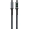 Kabelis USB4 4smarts DigitCord 240W 1.5m juodos spalvos