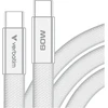 Kabelis Verbatim Sync & Charge SoftTouch USB-C į USB-C 60W PD3.0 120cm baltos spalvos 30274