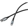 Verbatim cable Sync &amp; Charge USB-A to USB-C 18W 120 cm, Juodas