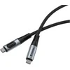 Kabelis Verbatim Sync & Charge USB-C į USB-C 100W display 120cm juodos spalvos 31848