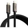Kabelis PD 240W 2m USB-C – USB-C Ringke USB 3.2 GEN 2X2 Juodos spalvos