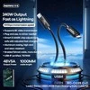 USB-C laidas USB-C Remax Ladon, USB4.0, RC-C039, 1m, 240W, (juodas)