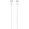 Kabelisis T-PHOX GLARY LITE SERIES 3A 1M USB-C/USB-C Baltas