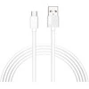 Kabelisis T-PHOX NETS TYPE-C Baltas 2.4A ; PVC ; 1,2M