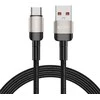 USB laidas – USB C tipo 100W / 5A 2m, „Tech-Protect UltraBoost EVO“, titano spalvos